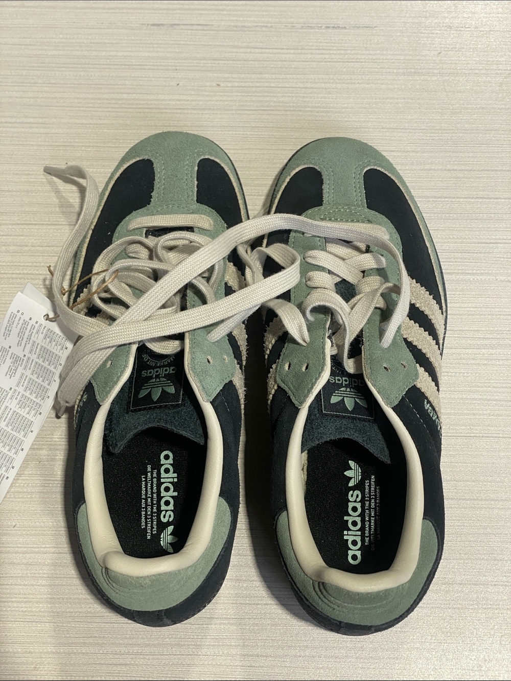 Adidas Samba Core Black/Alumina/Silver Green - Picture 5 of 5